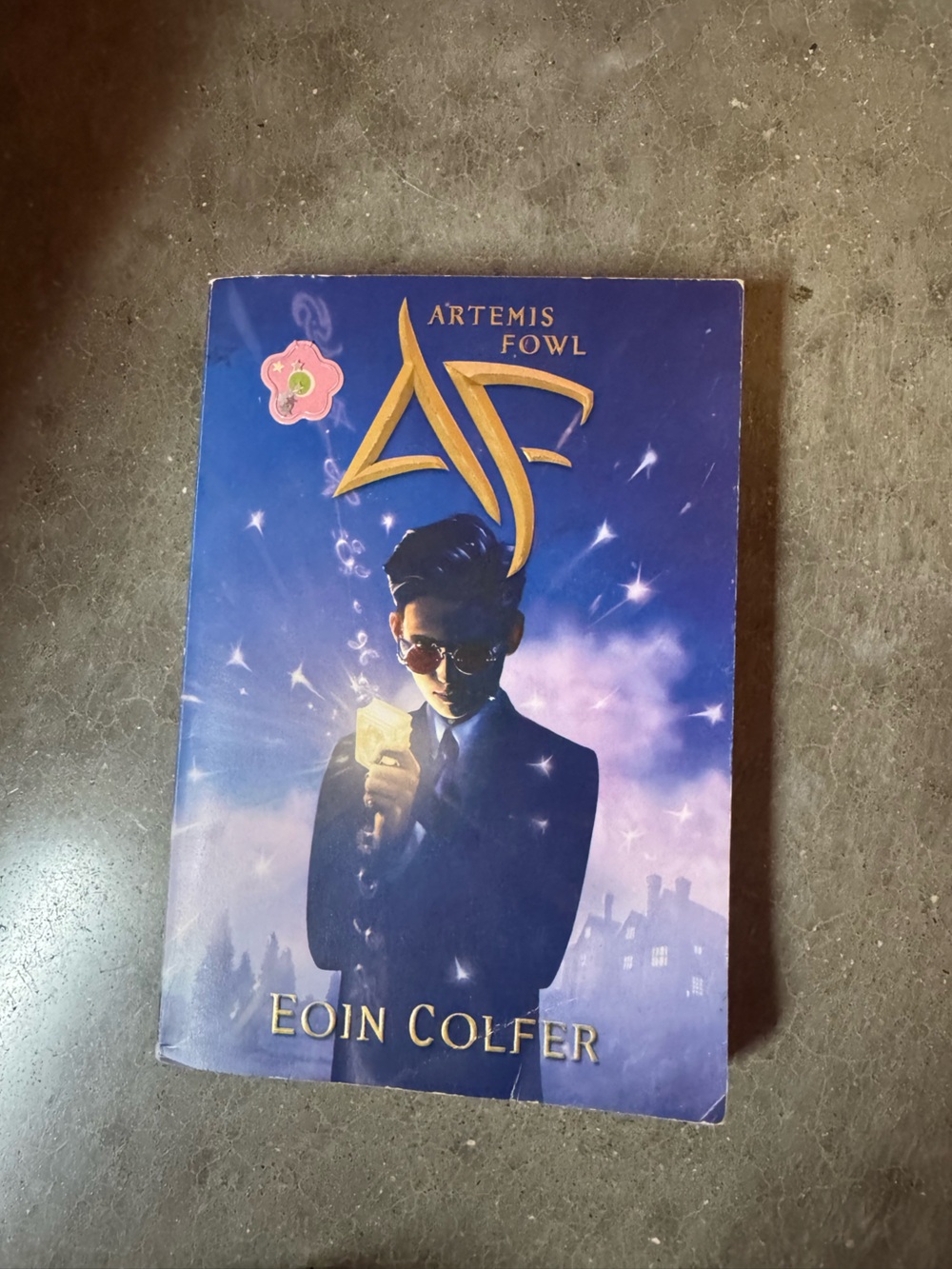 Artemis Fowl Book Cover Wall Art - Blue